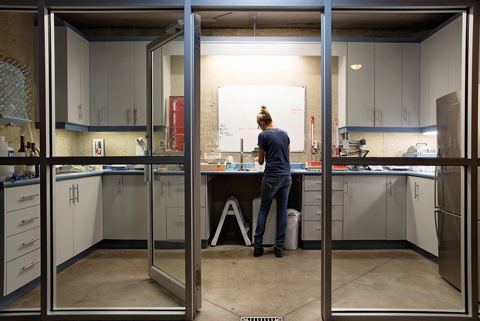 The lab at Hidden Bench
