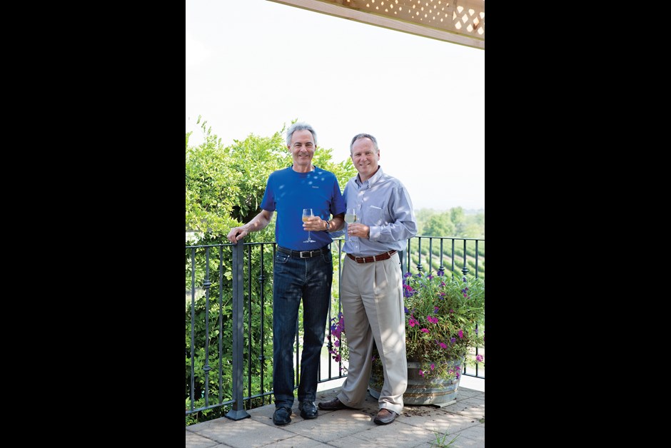 Brothers Jim and John Young at Angels Gate