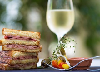 Fairmont Washington's Gourmet Grilled Ham & Cheese
