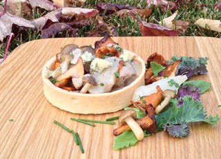 Mushroom and Sunchoke Tartlet