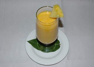 LifeStyle Cuisine - Vegan Mango Soy Milk Smoothie