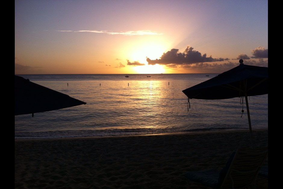 Birthday sunsets in Barbados