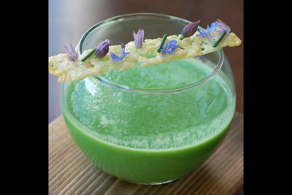 Garden Pea Bisque