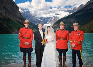 RCMP at Wedding