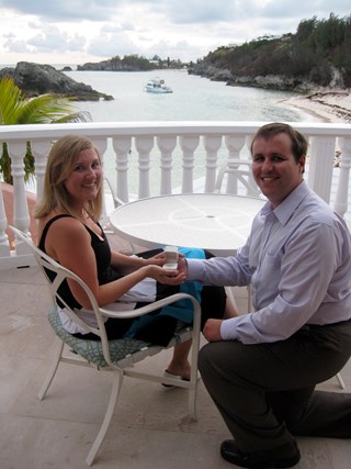 Engaged in Bermuda and in love with Fairmont Southhampton