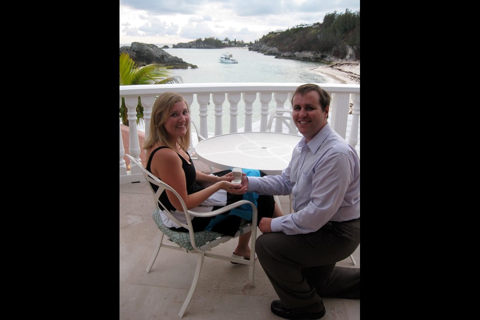 Engaged in Bermuda and in love with Fairmont Southhampton