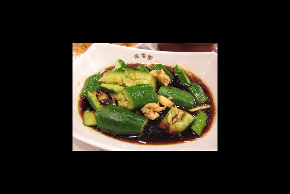 Cucumbers in vinegar. Photo: April Fong