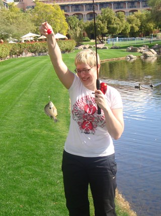 Fishing at the Fairmont