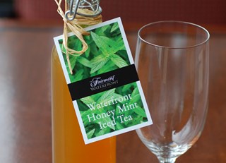 The Fairmont Waterfront's Signature Honey Mint Iced Tea