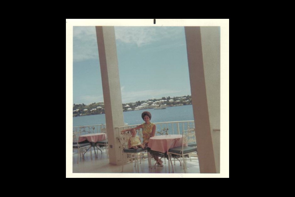 Mom and me Bermuda 1968