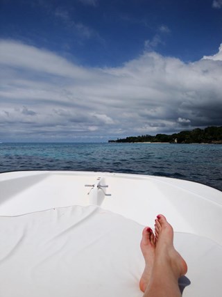 Lounging in paradice