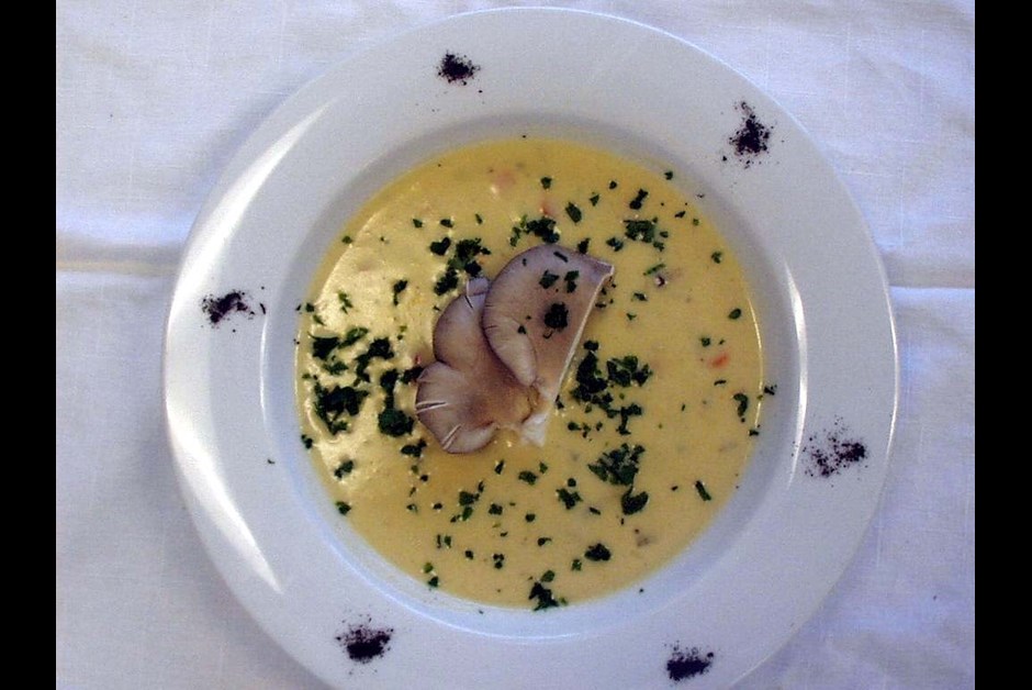 Bow Valley Grill Oyster Mushroom Veloute