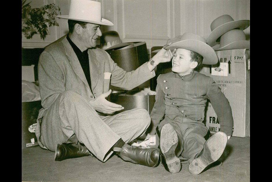 John Wayne & pageboy