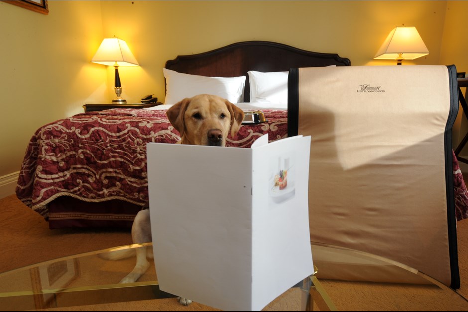 Furry Friends Offered Full Menus at Fairmont