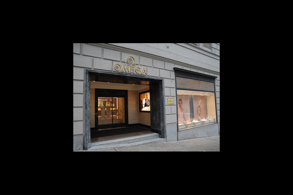 The Omega Boutique at The Fairmont Olympic Hotel in Seattle. Photo: Omega