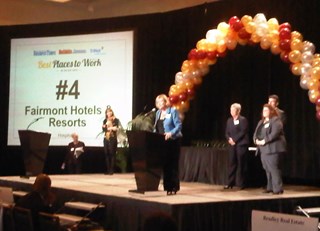 Fairmont Hotels of Northern California Rank Amongst Top Places to Work