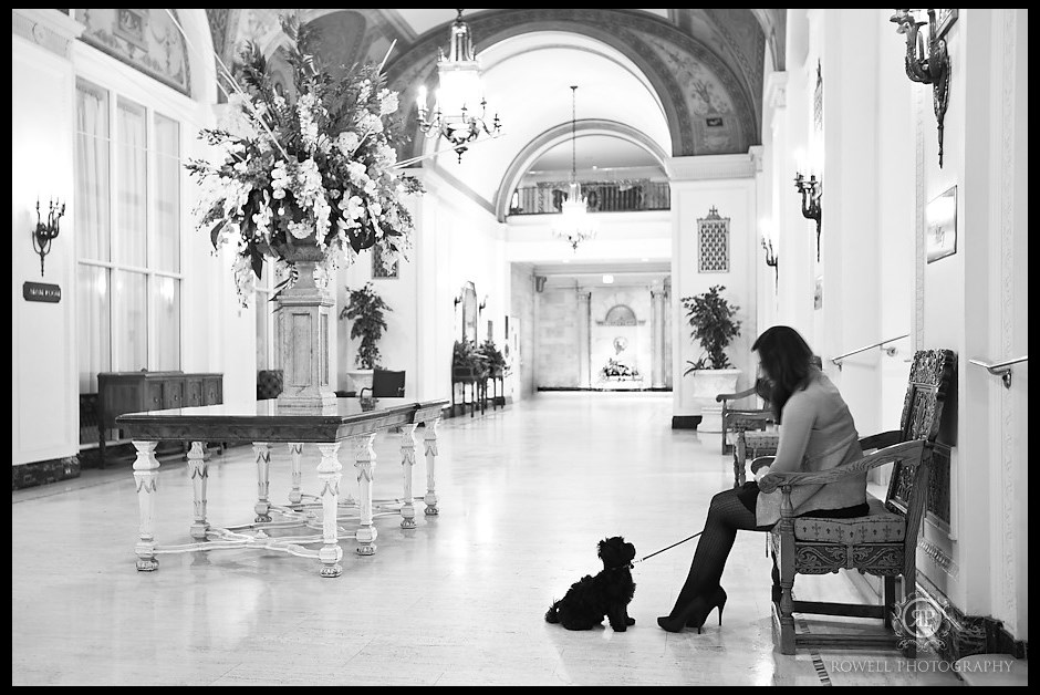 Pepper and I in my favorite part of Chateau Laurier