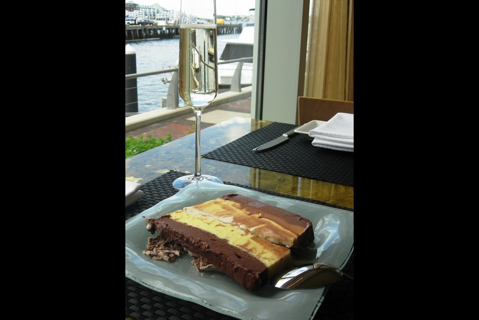 Boston Cream Pie Semi Freddo