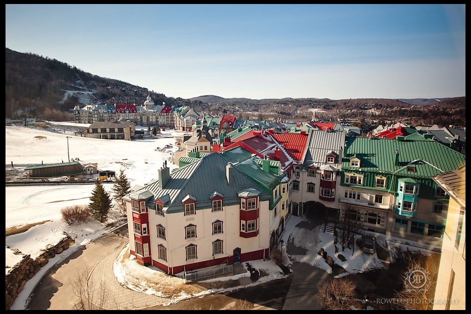 Our view from Fairmont Mont Tremblant