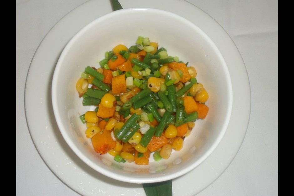 Heirloom Hominy Succotash