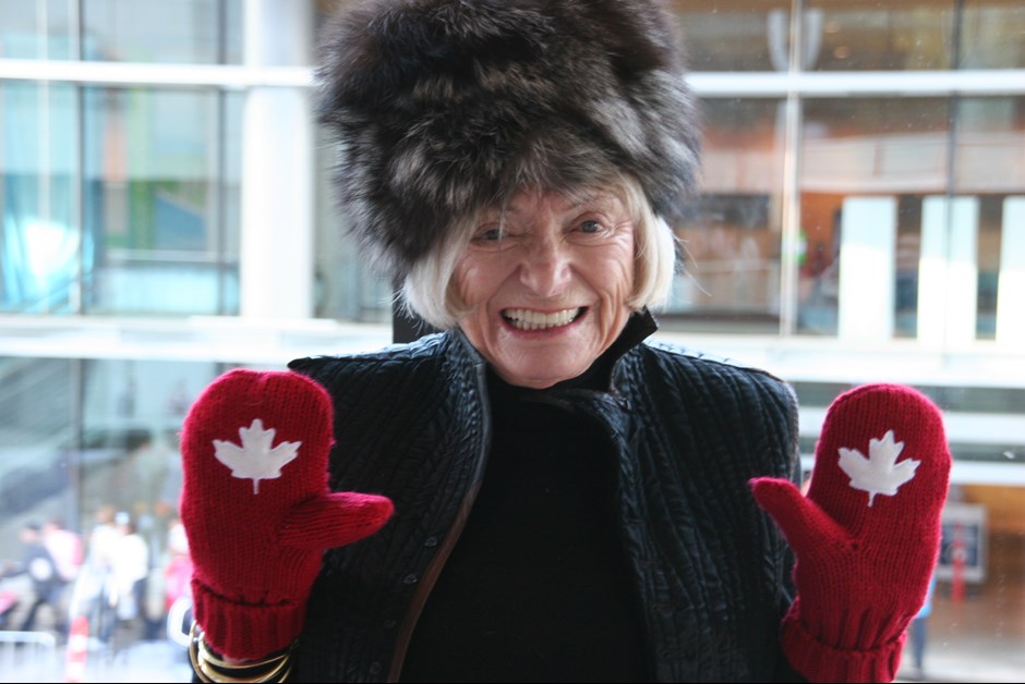 Red Mittens and Margrit Mondavi