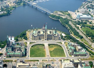 Bird&#39;s eye view of Parliament