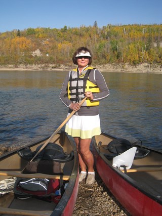 Canoeing the North Saskatchewan