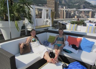 Lounging on the Cote D'Azur