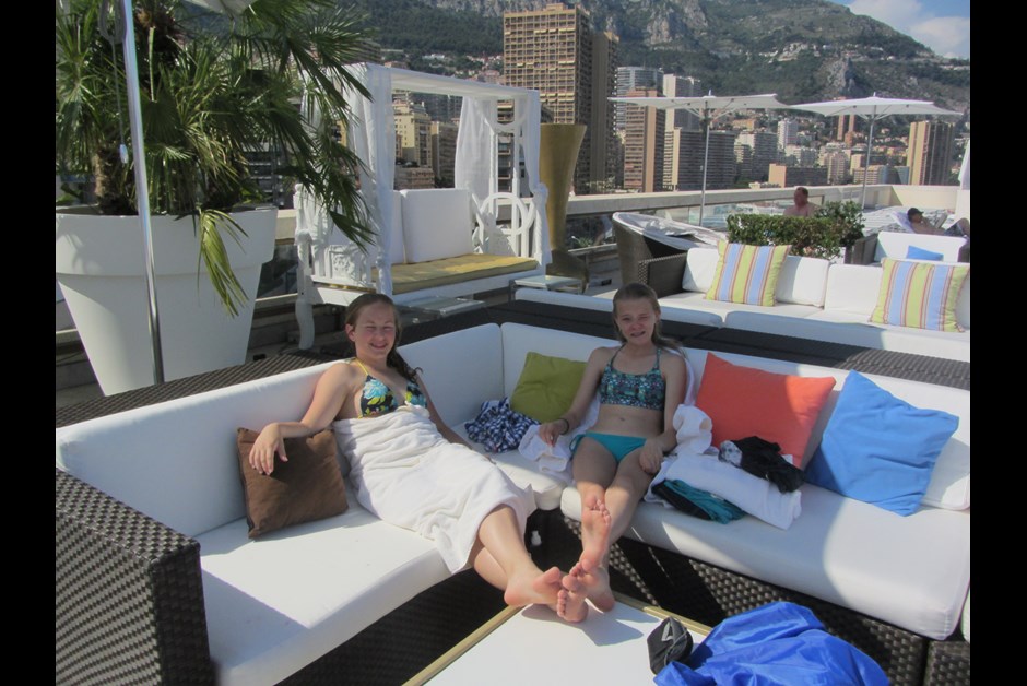 Lounging on the Cote D'Azur