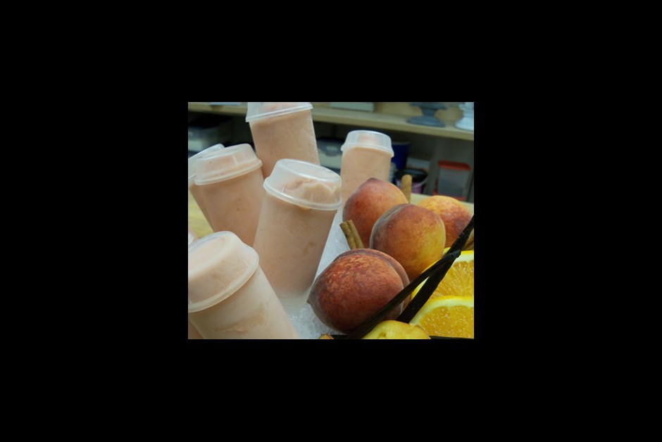 Peach Sangria Sorbet Push-Ups