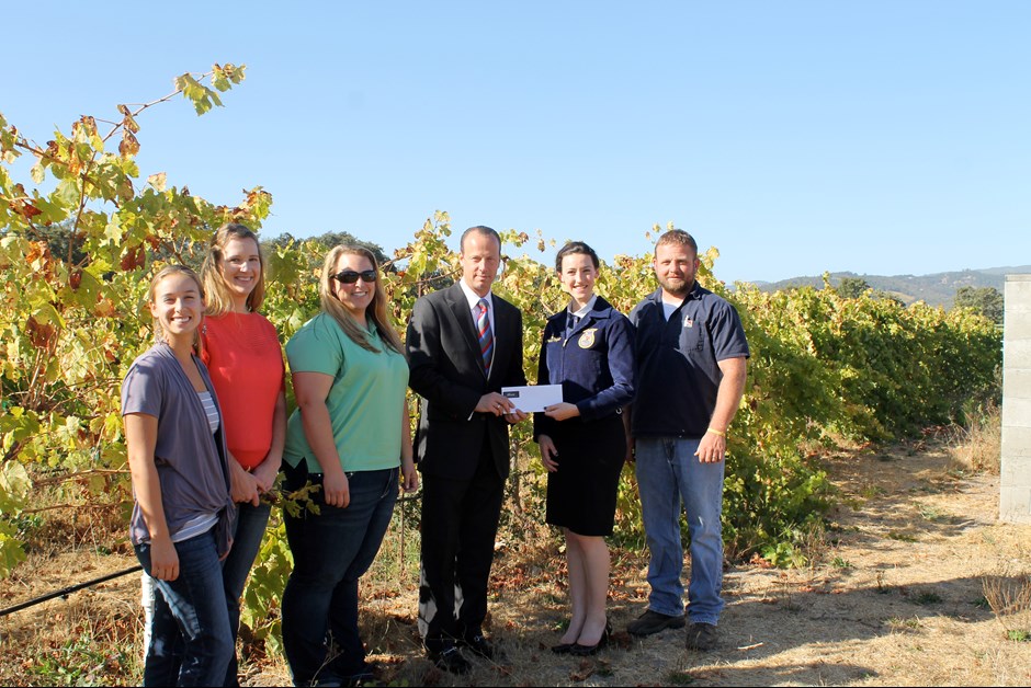 Fairmont Sonoma Mission Inn Presents Second Installment of $10k Grant to Sonoma Valley High School's