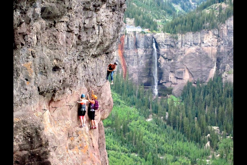 Fairmont Colleagues Traverse Telluride's Via Ferrata