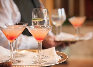 The Sunset Splash --a signature cocktail from the Fairmont Olympic Hotel in Seattle