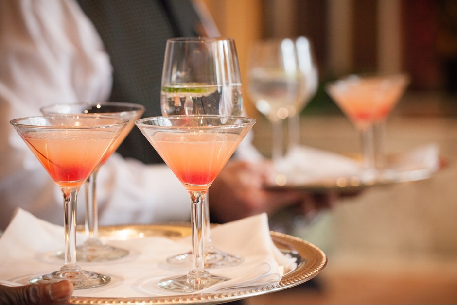 The Sunset Splash --a signature cocktail from the Fairmont Olympic Hotel in Seattle
