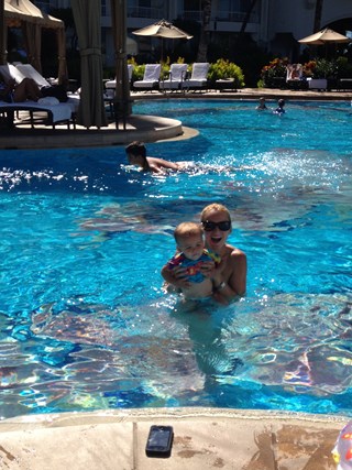 My first beach vacation!