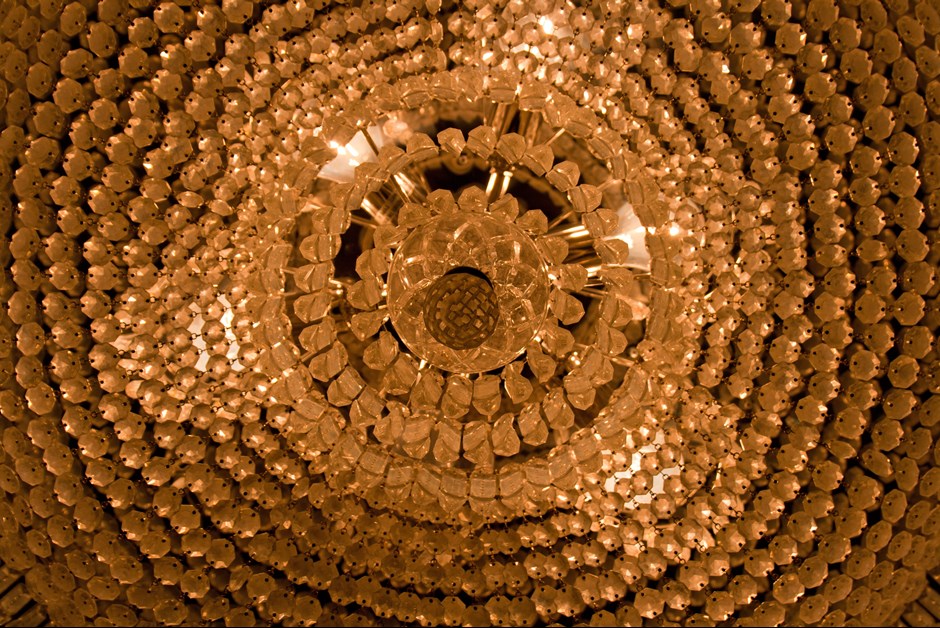 Chandelier at the Hotel Macdonald