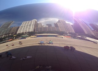 First Anniversary at the Big Bean (Chicago)