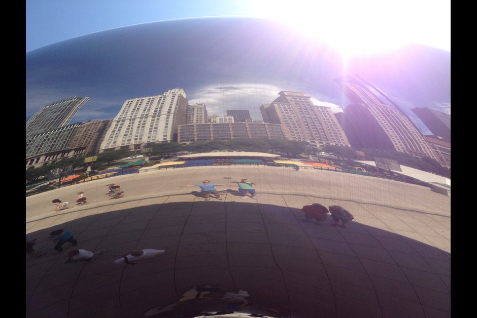 First Anniversary at the Big Bean (Chicago)