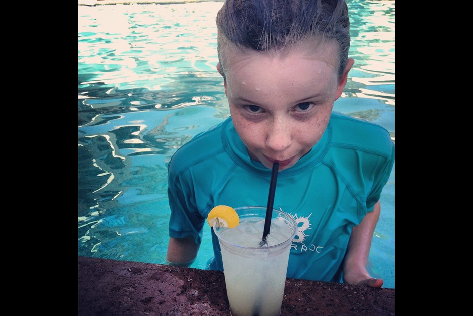 Poolside