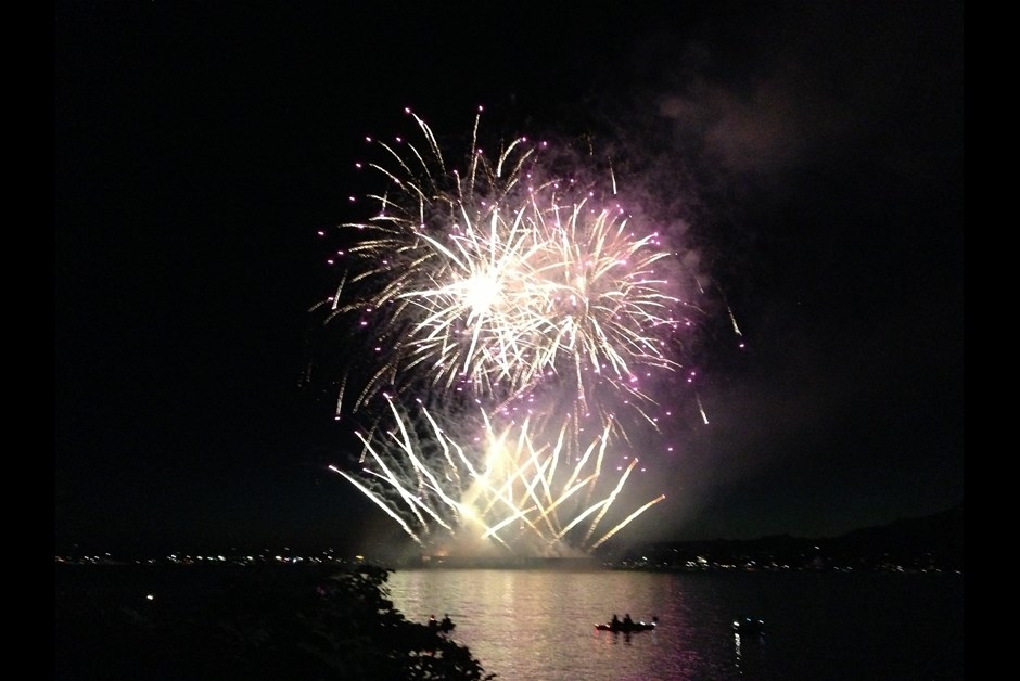 Firework over the English Bay