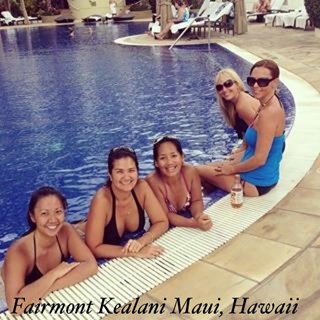 Mommy time at the Serenity Pool