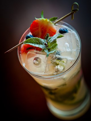 Strawberry Aperol Spritz
