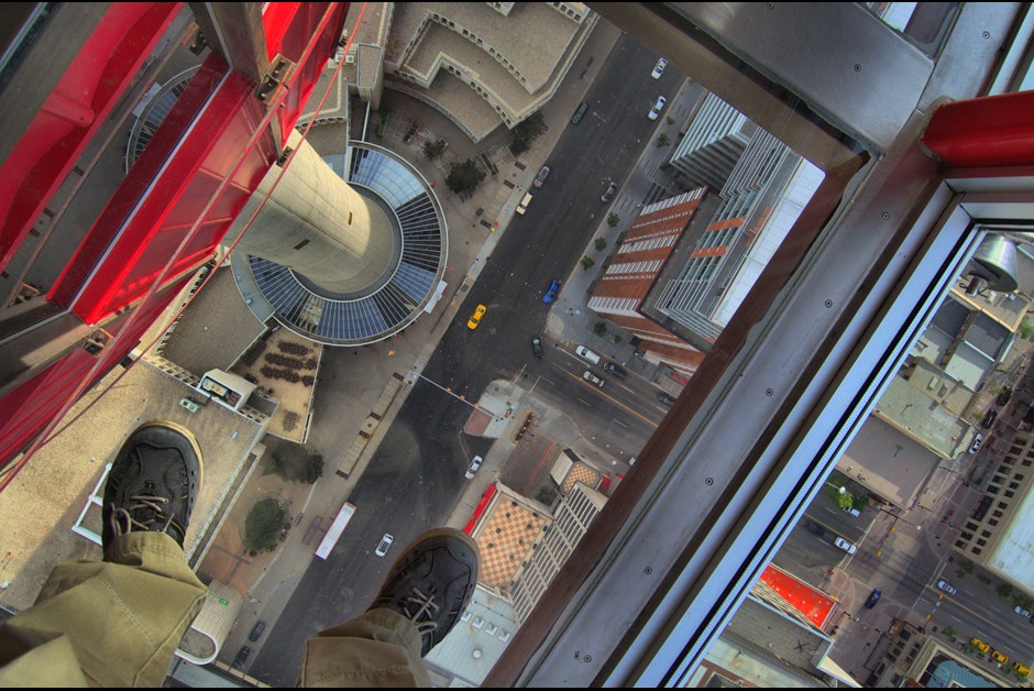 The view from the Calgary Tower....simply amazing!
