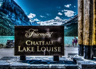 Gorgeous day at Fairmont Chateau Lake Louise