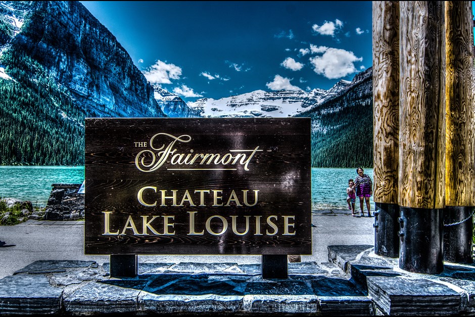 Gorgeous day at Fairmont Chateau Lake Louise