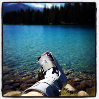 Broken ankle, restored by the beauty of Jasper.