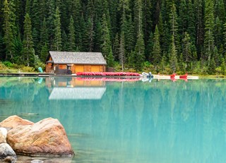 Evening Reflections at Lake Louise