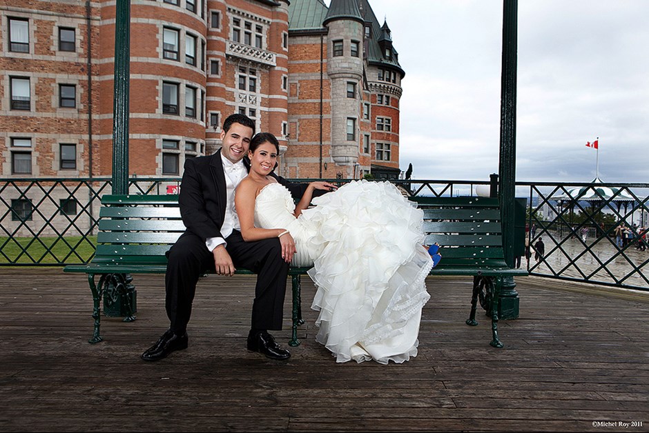 Nicole & Leonardo at Fairmont Le Chateau Frontenac