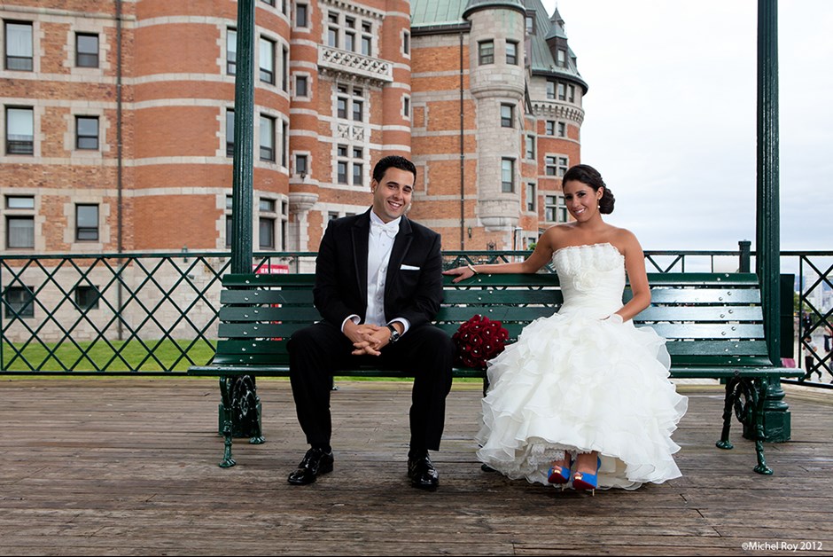 Nicole & Leonardo at Fairmont Le Chateau Frontenac
