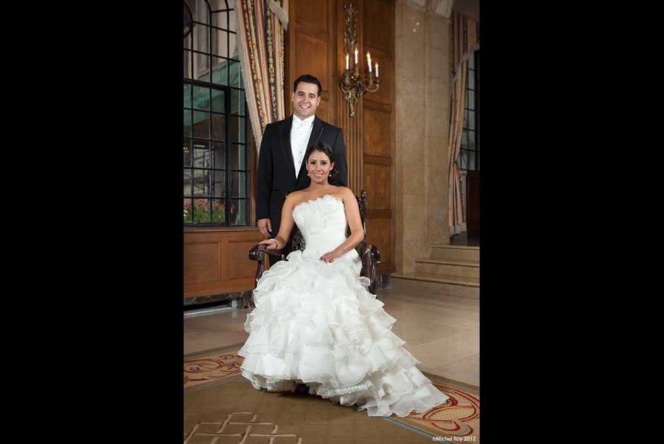 Nicole & Leonardo at Fairmont Le Chateau Frontenac